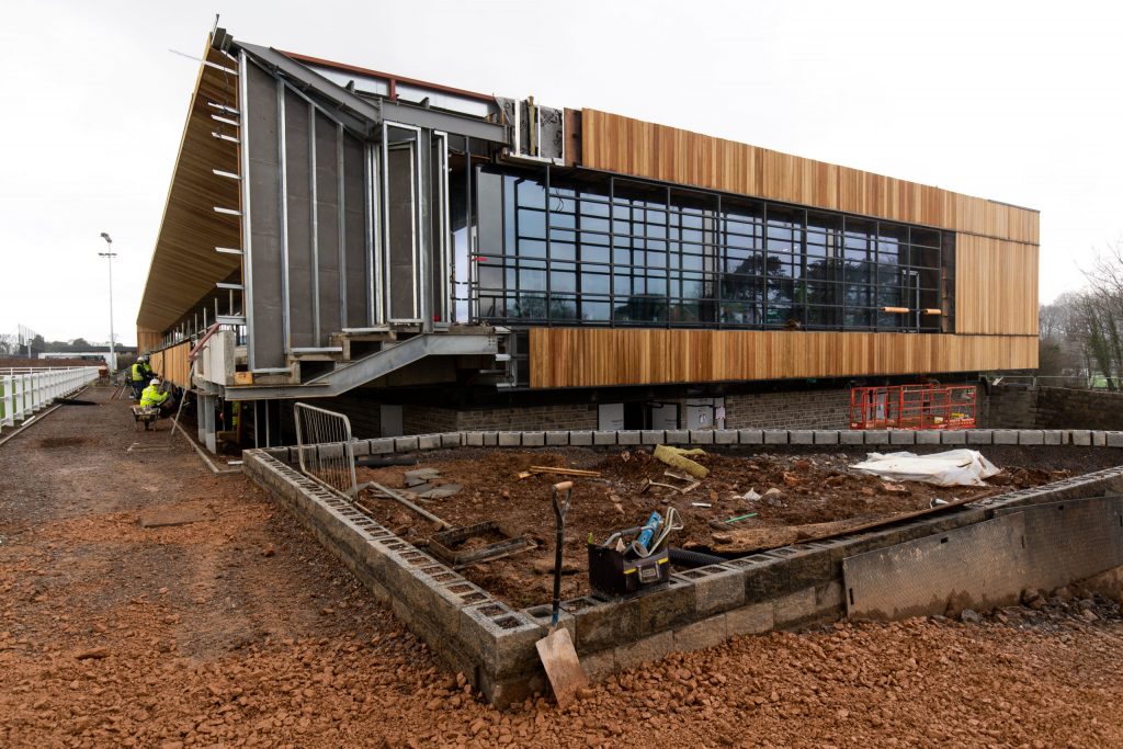 General View as fitting out works take place at the new Bristol City Training Ground as the development nears completion - Rogan/JMP - 28/01/2021 - Failand - Bristol, England.